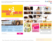 Tablet Screenshot of divorcedgirlsmiling.com